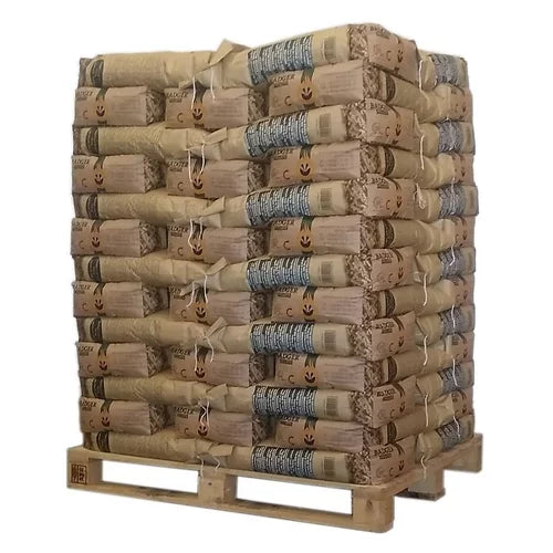 Badger Pellets Granulés de Bois Palette 975kg 65 Sacs