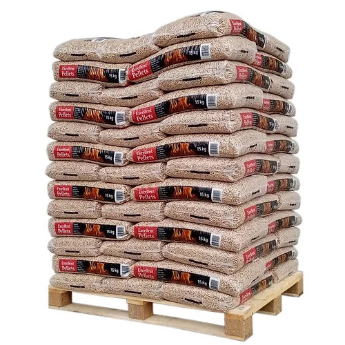 Excellent Pellets Granulés de Bois Palette 975kg 65 Sacs