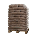 BRENHOLZER Granulés de Bois Châtaignier 6mm Palette 1050kg 70 Sacs