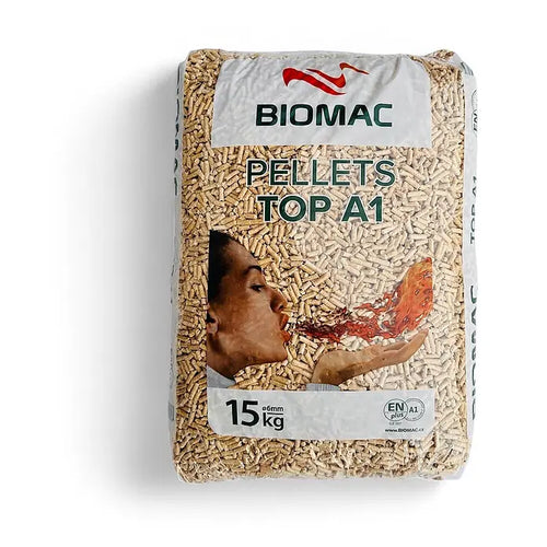 BIOMAC Holzpellets A1 – Palette (65 × 15 kg) [2]